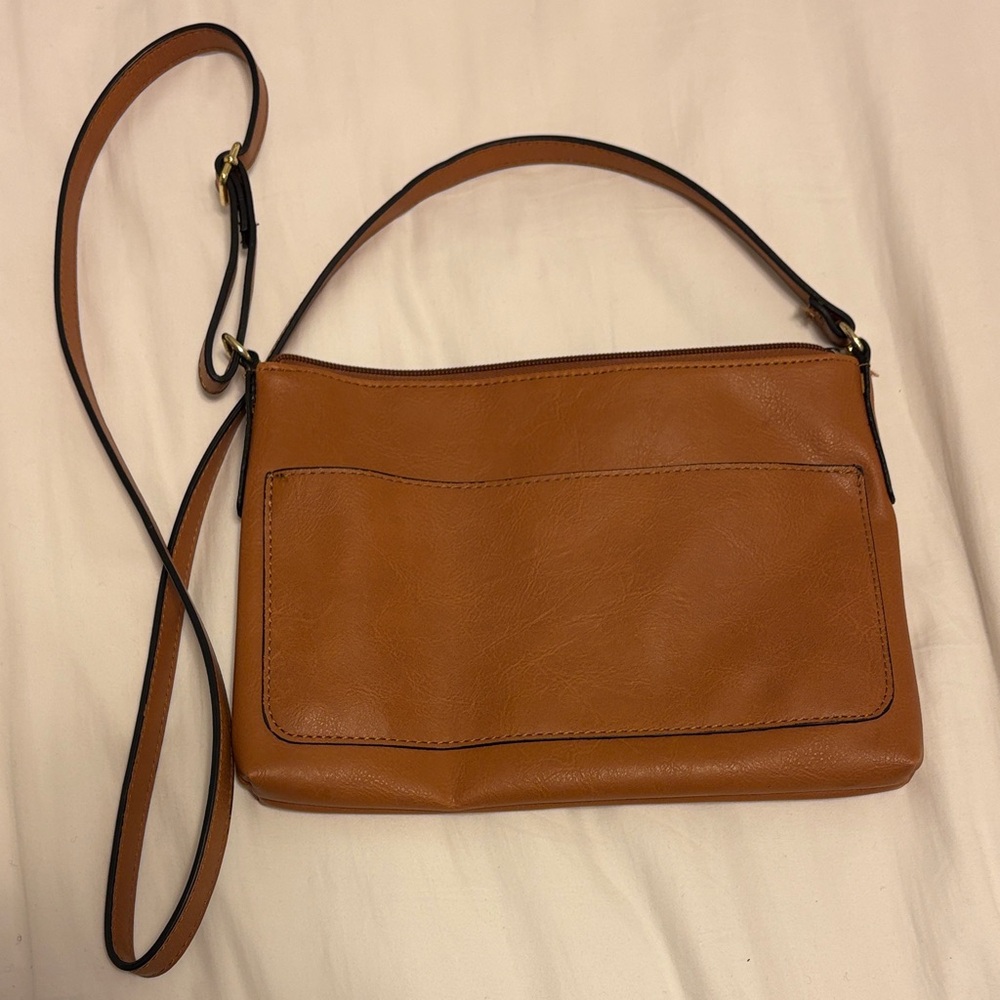 Source Unknown Tan Crossbody Bag